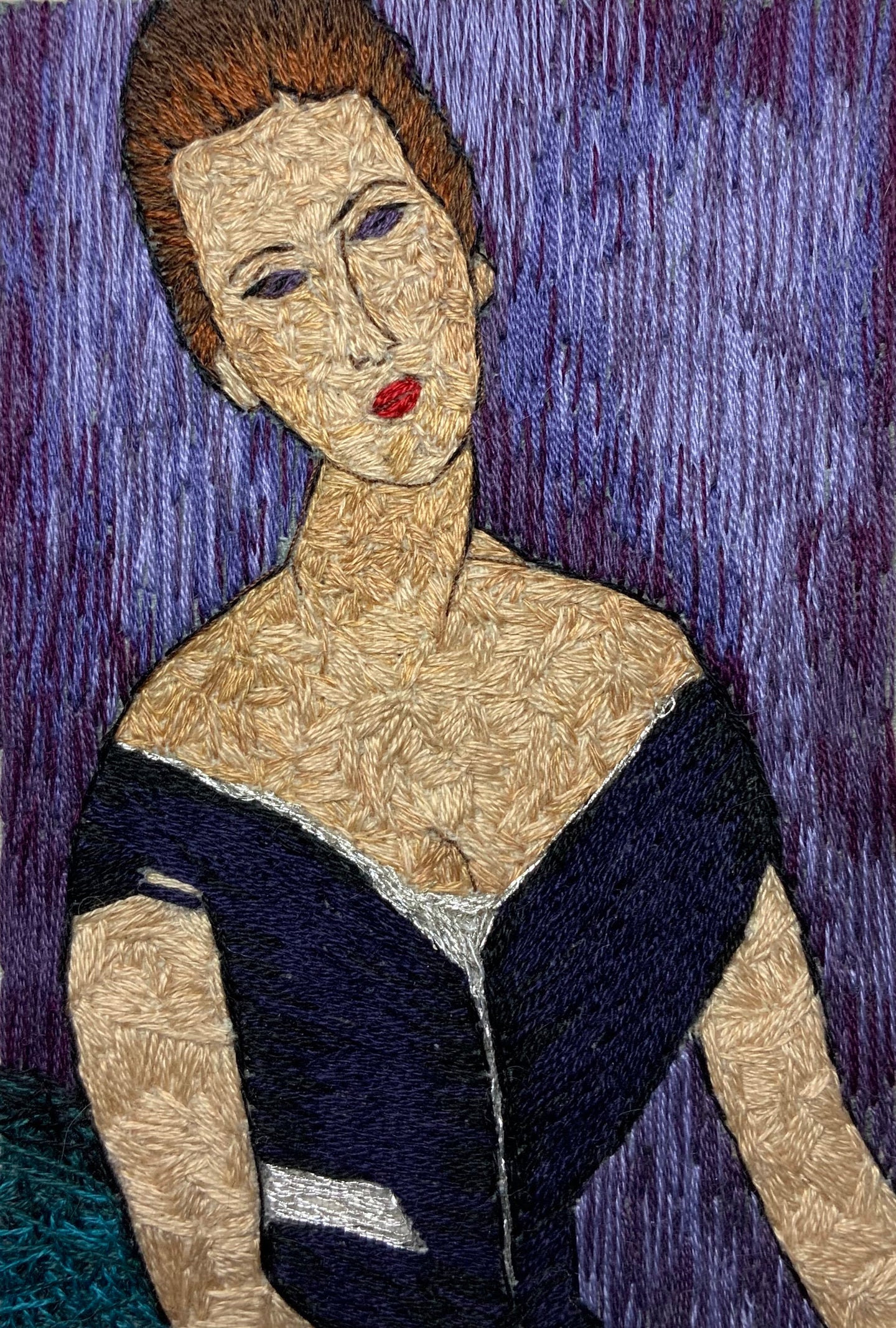 Woman in Purple